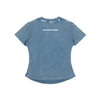 GARDEN CROSS VINTAGE WASHED BODYCON T-SHIRT