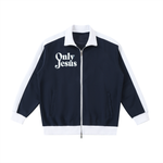 ONLY JESUS CONTRAST TRIM STAND COLLAR JACKET