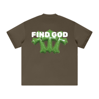 FIND GOD OVERSIZED TRIPLE CROSS T-SHIRT