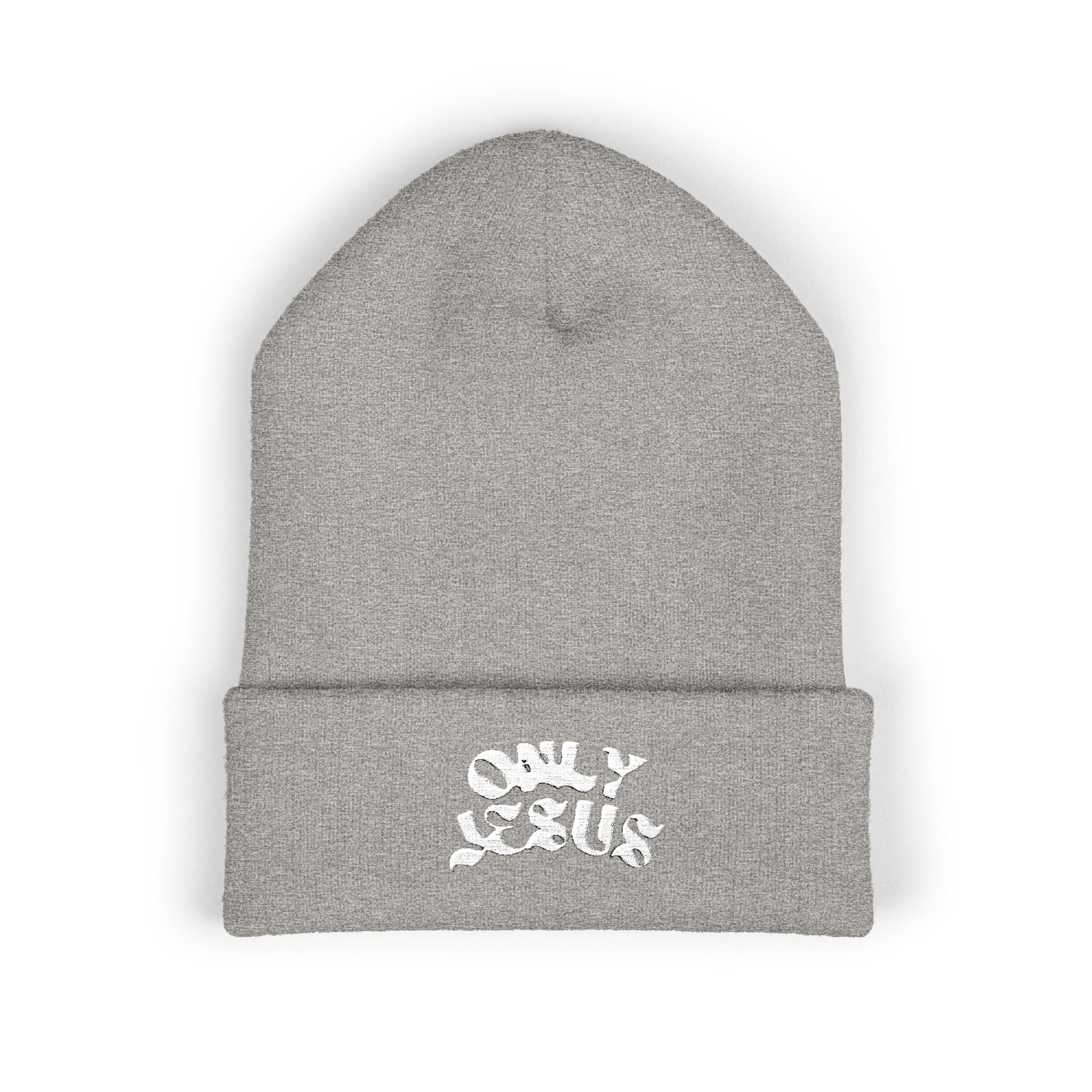 ONLY JESUS EMBROIDERED BEANIE