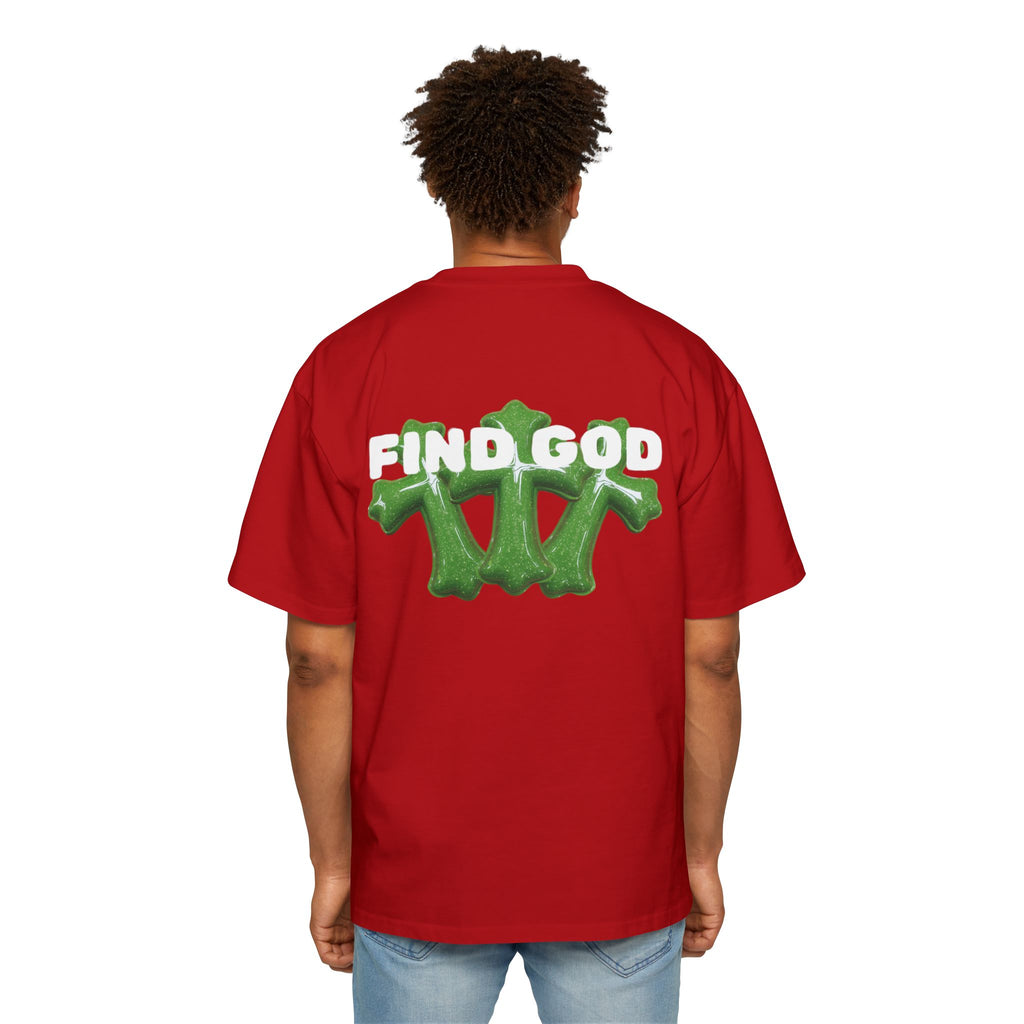 FIND GOD OVERSIZED CROSS TEE