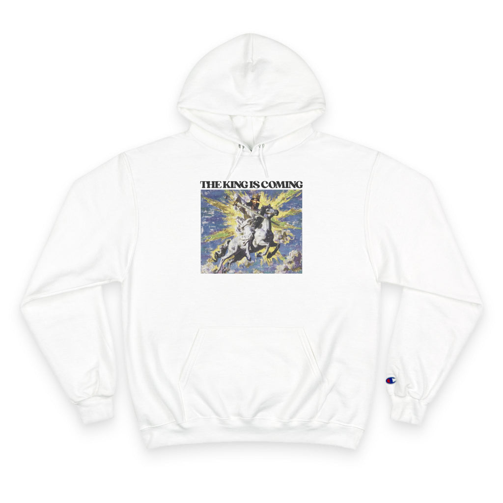 THE KING IS COMING SKY HOODIE