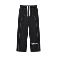 THE KING IS COMING CONTRAST STITCHED FLEECE SWEATPANTS