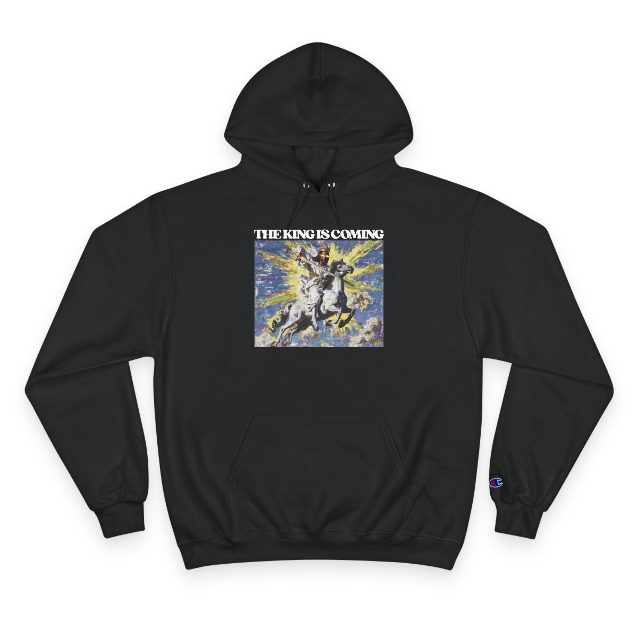 THE KING IS COMING SKY HOODIE