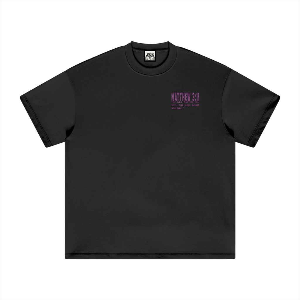 HOLY FIRE OVERSIZED GRAPHIC TEE