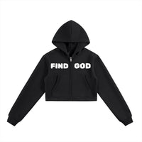 Women's,Hoodie,Zip-up,Zip hoodie,Find God,Jesus