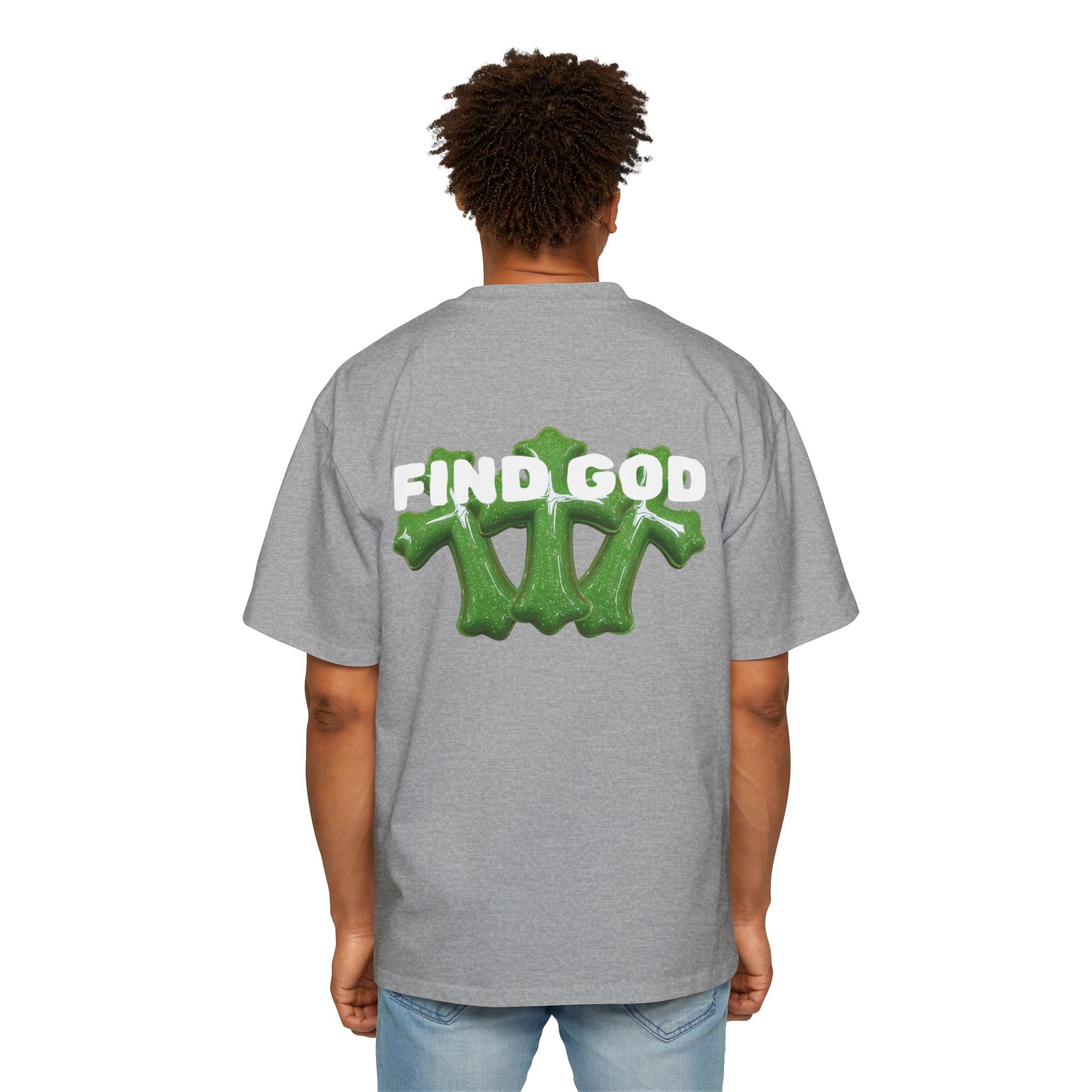 FIND GOD OVERSIZED CROSS TEE
