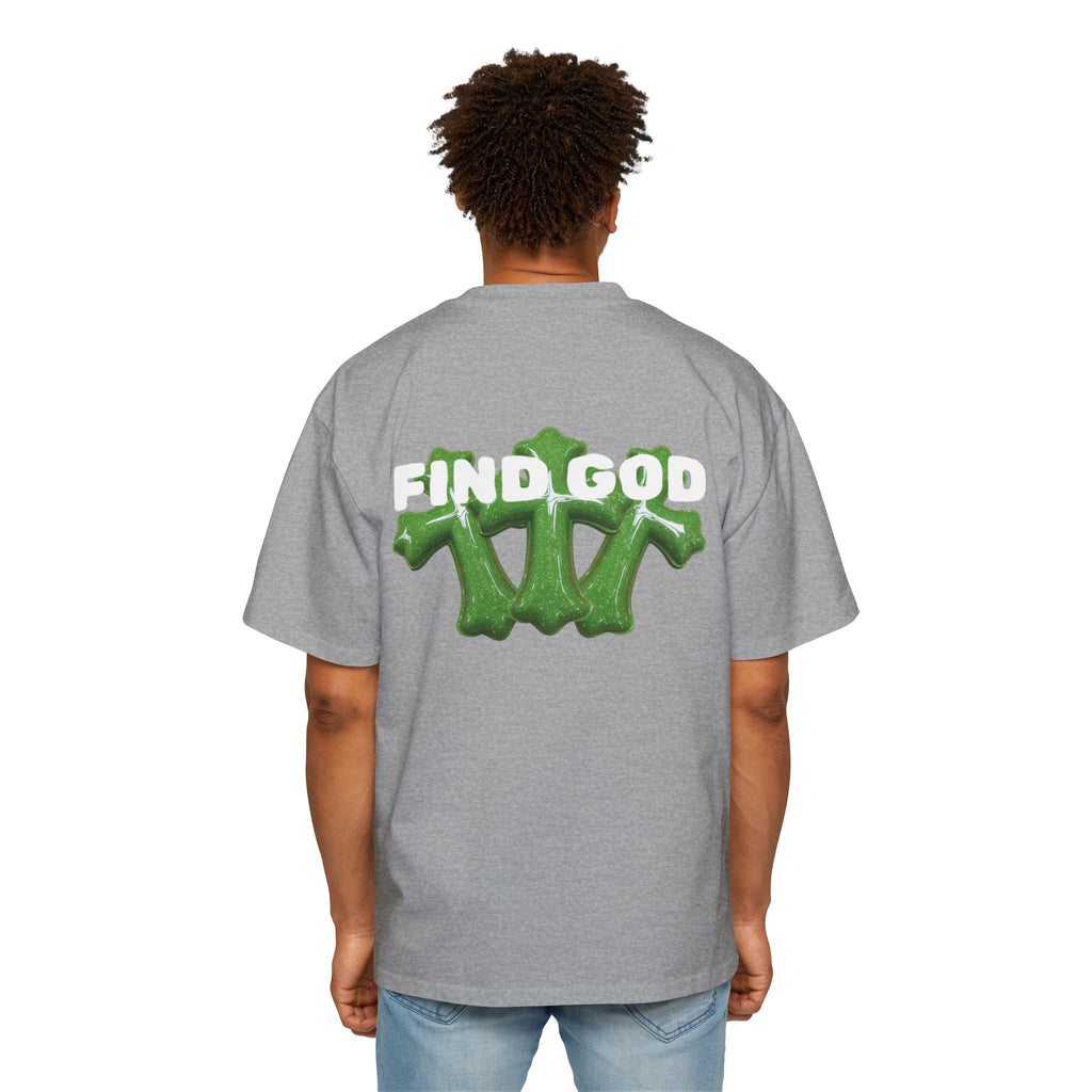 FIND GOD OVERSIZED CROSS TEE