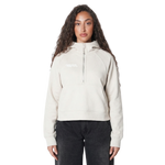 FIND GOD CROPPED HALF ZIP HOODIE