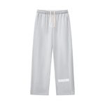 THE KING IS COMING CONTRAST STITCHED FLEECE SWEATPANTS