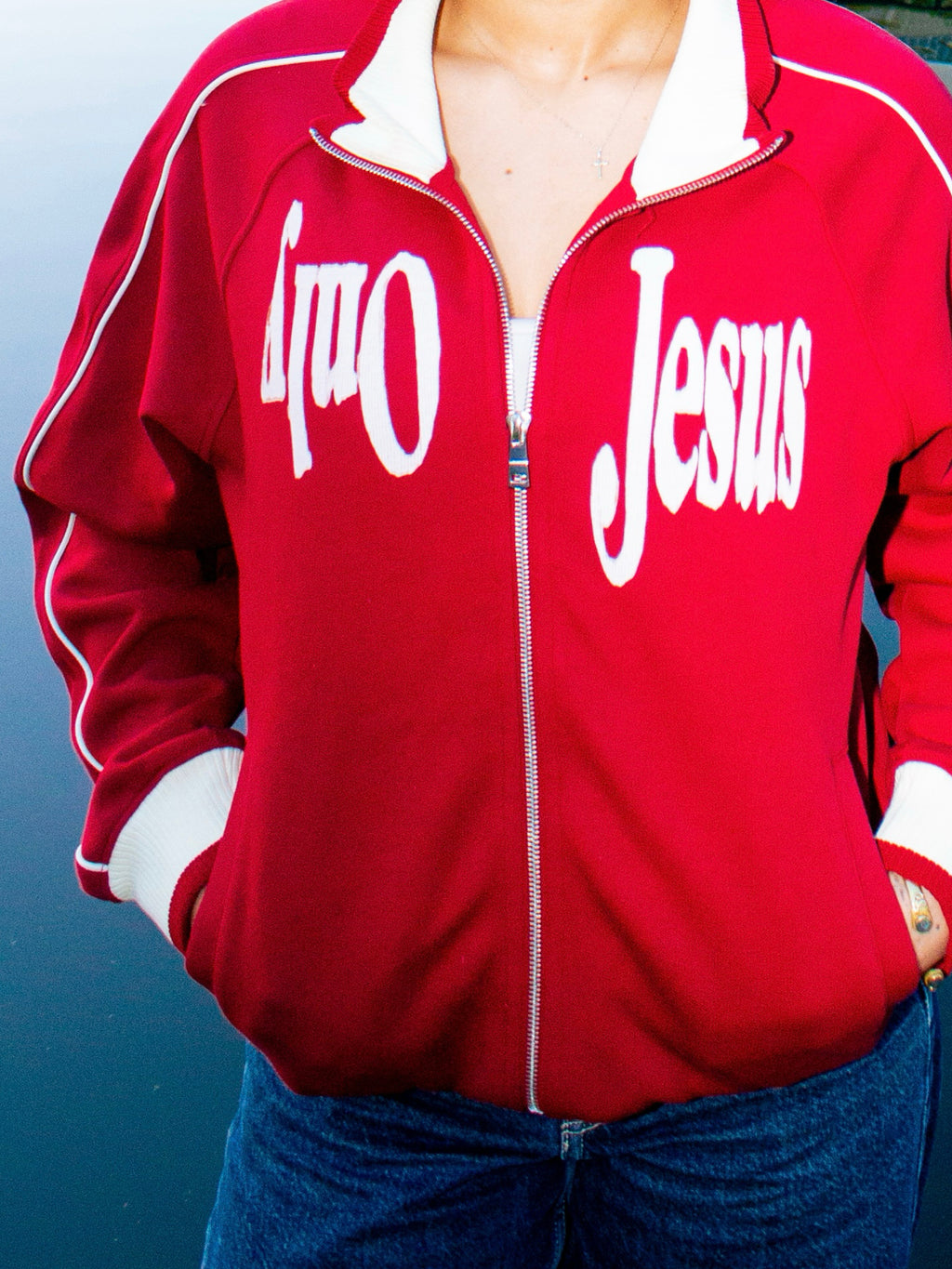 ONLY JESUS TRACK JACKET