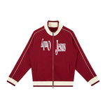 ONLY JESUS RAGLAN ZIP TRACK JACKET