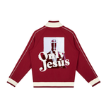 ONLY JESUS RAGLAN ZIP TRACK JACKET