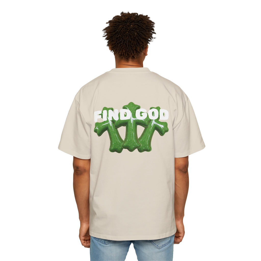 FIND GOD OVERSIZED CROSS TEE