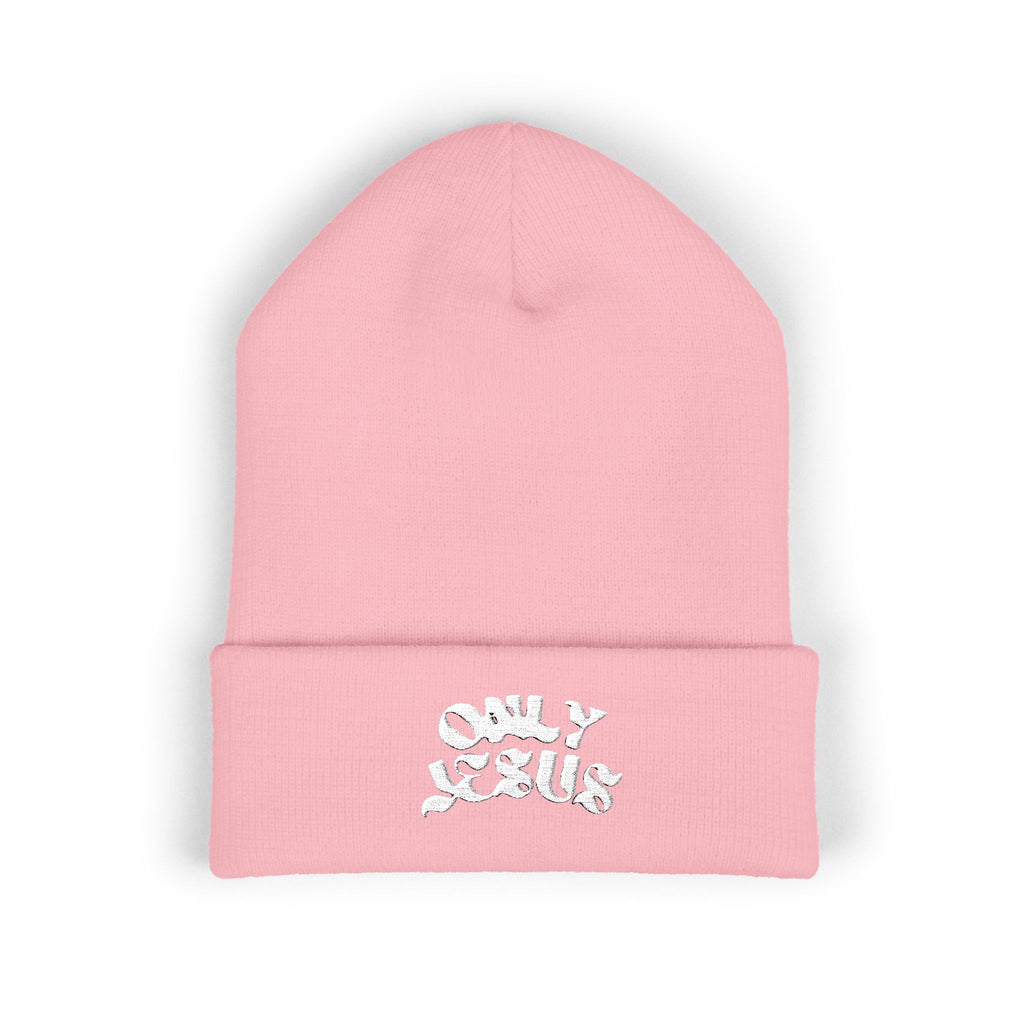 ONLY JESUS EMBROIDERED BEANIE