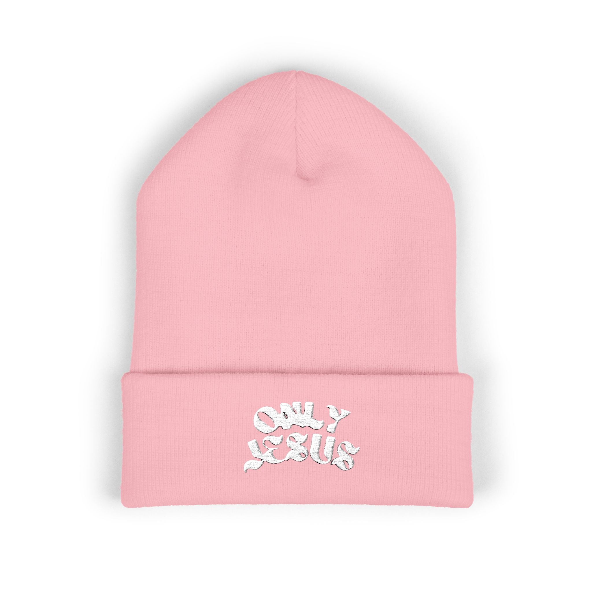 ONLY JESUS EMBROIDERED BEANIE