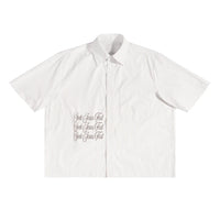 FIND GOD SEEK JESUS FIRST OVERSIZED VERTICAL STRIPE BOXY T SHIRT - APRICOT WHITE