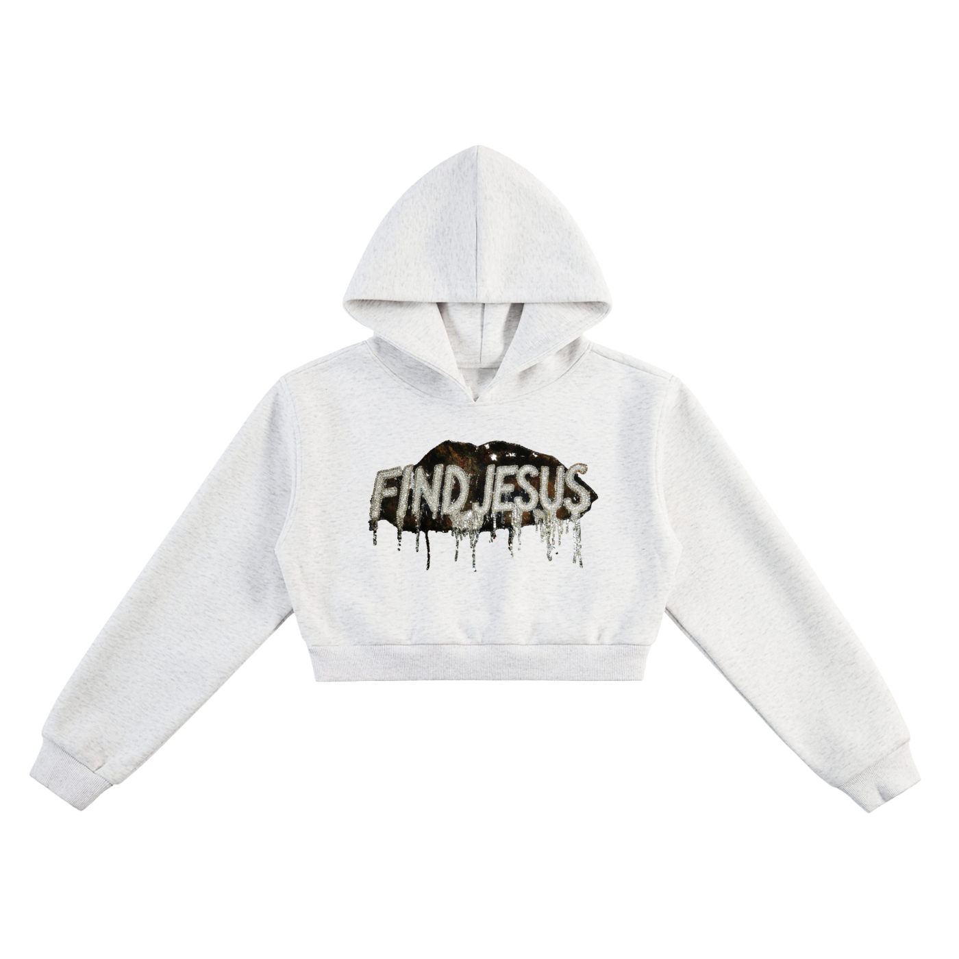 Women's,Hoodie,Cropped,Find Jesus