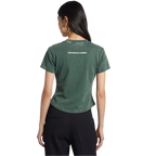 GARDEN CROSS BODYCON TEE