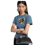 GARDEN CROSS BODYCON TEE