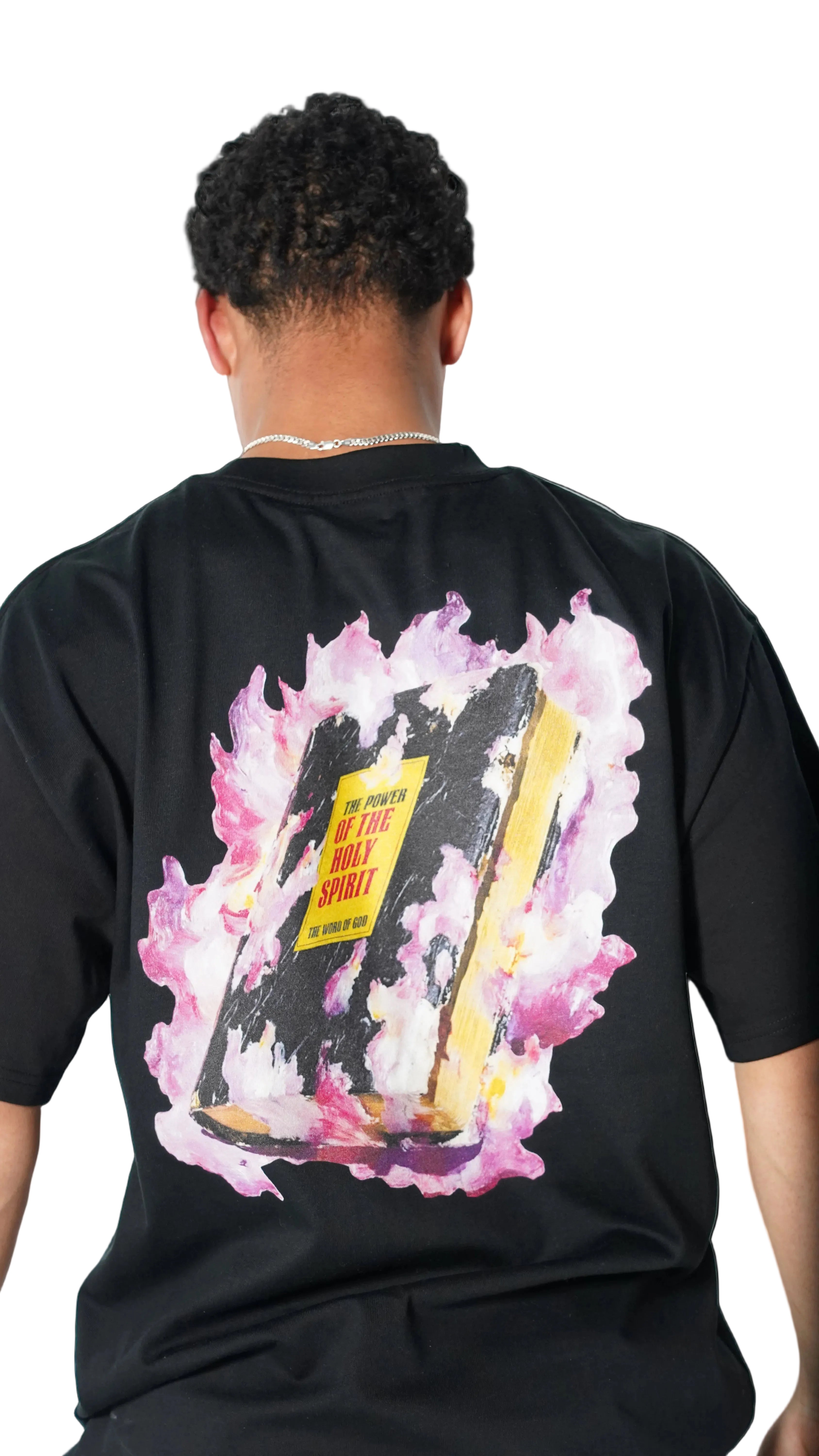 HOLY FIRE OVERSIZED GRAPHIC TEE