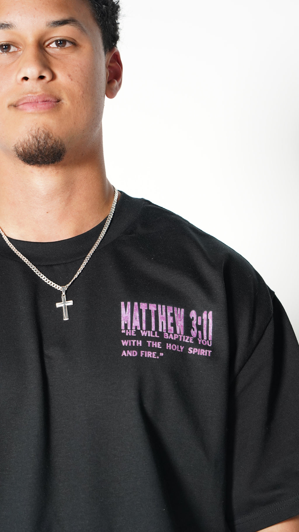 HOLY FIRE OVERSIZED GRAPHIC TEE