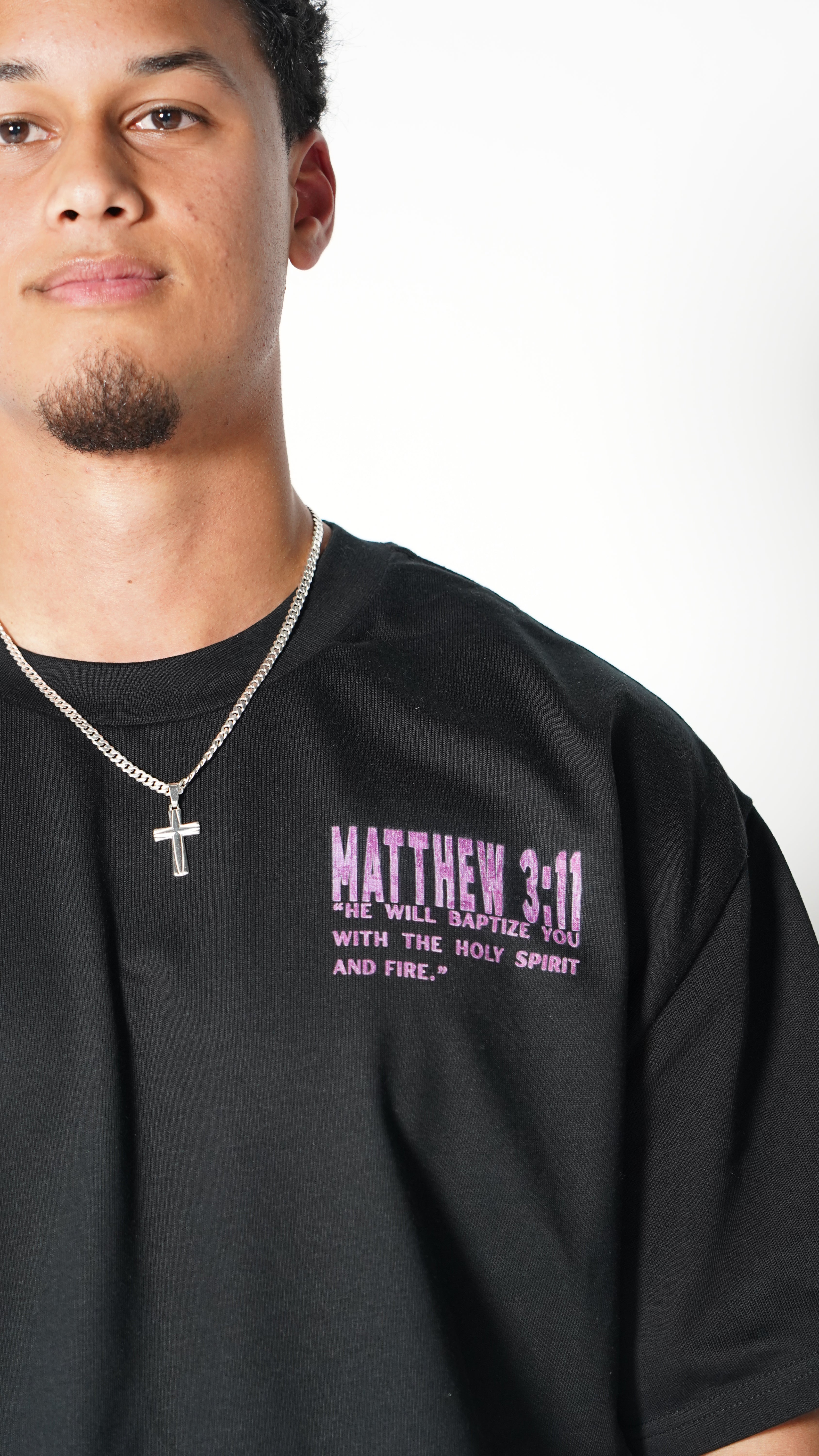 HOLY FIRE OVERSIZED GRAPHIC TEE