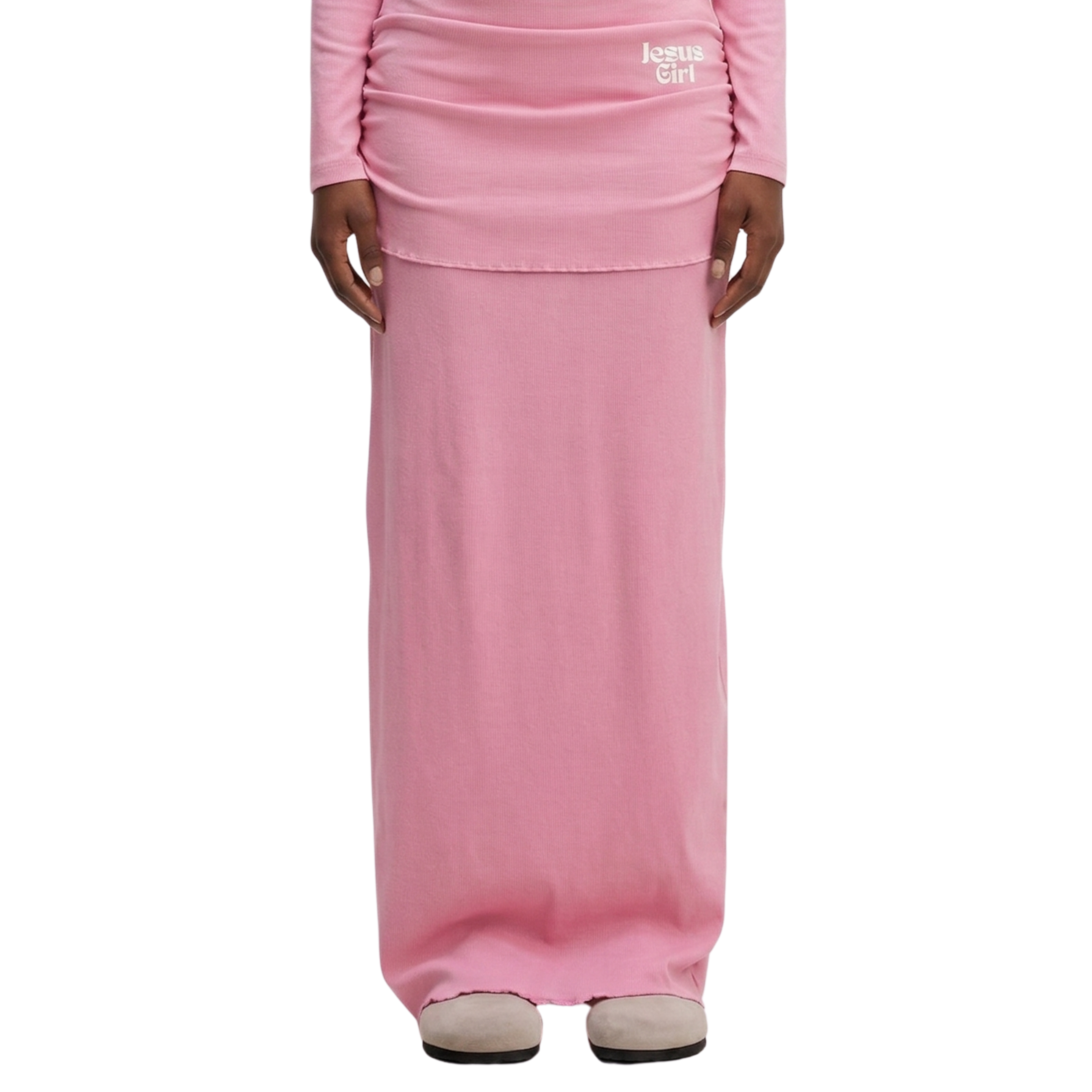 JESUS GIRL WASHED SLIM MAXI SKIRT