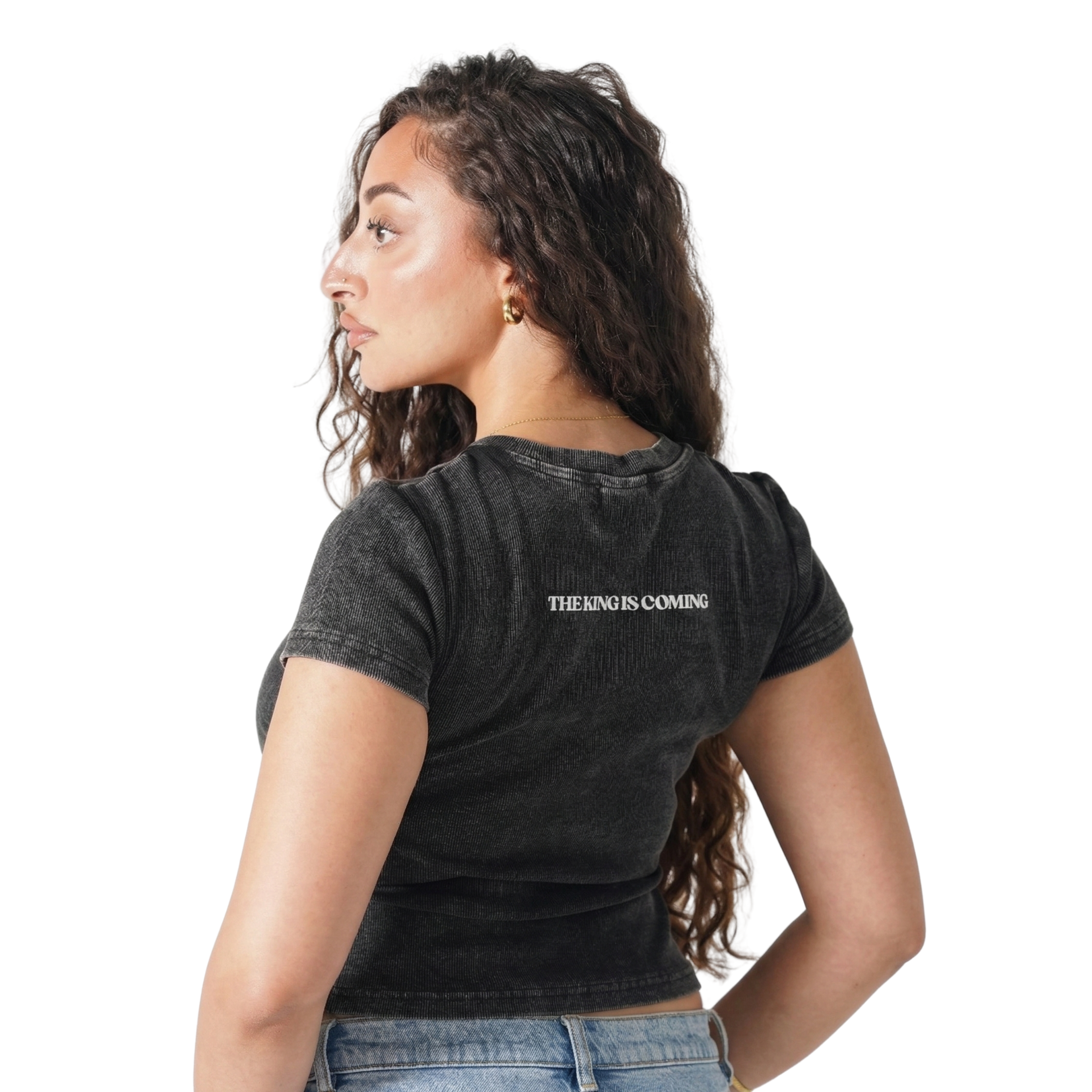 GARDEN CROSS BODYCON TEE