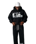 THE KING IS COMING STITCHED BOXY HOODIE