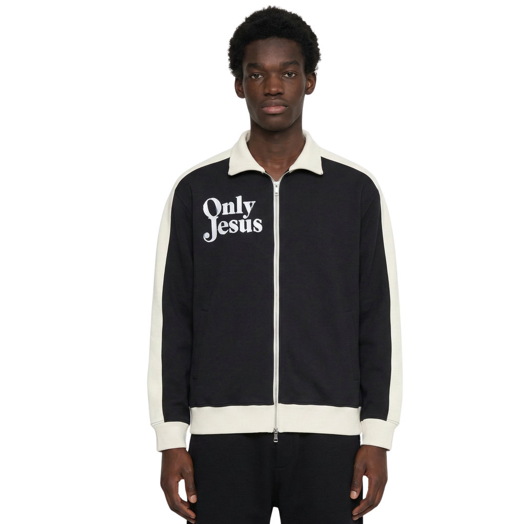 ONLY JESUS CONTRAST TRIM JACKET
