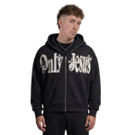 ONLY JESUS FULL-ZIP BOXY HOODIE