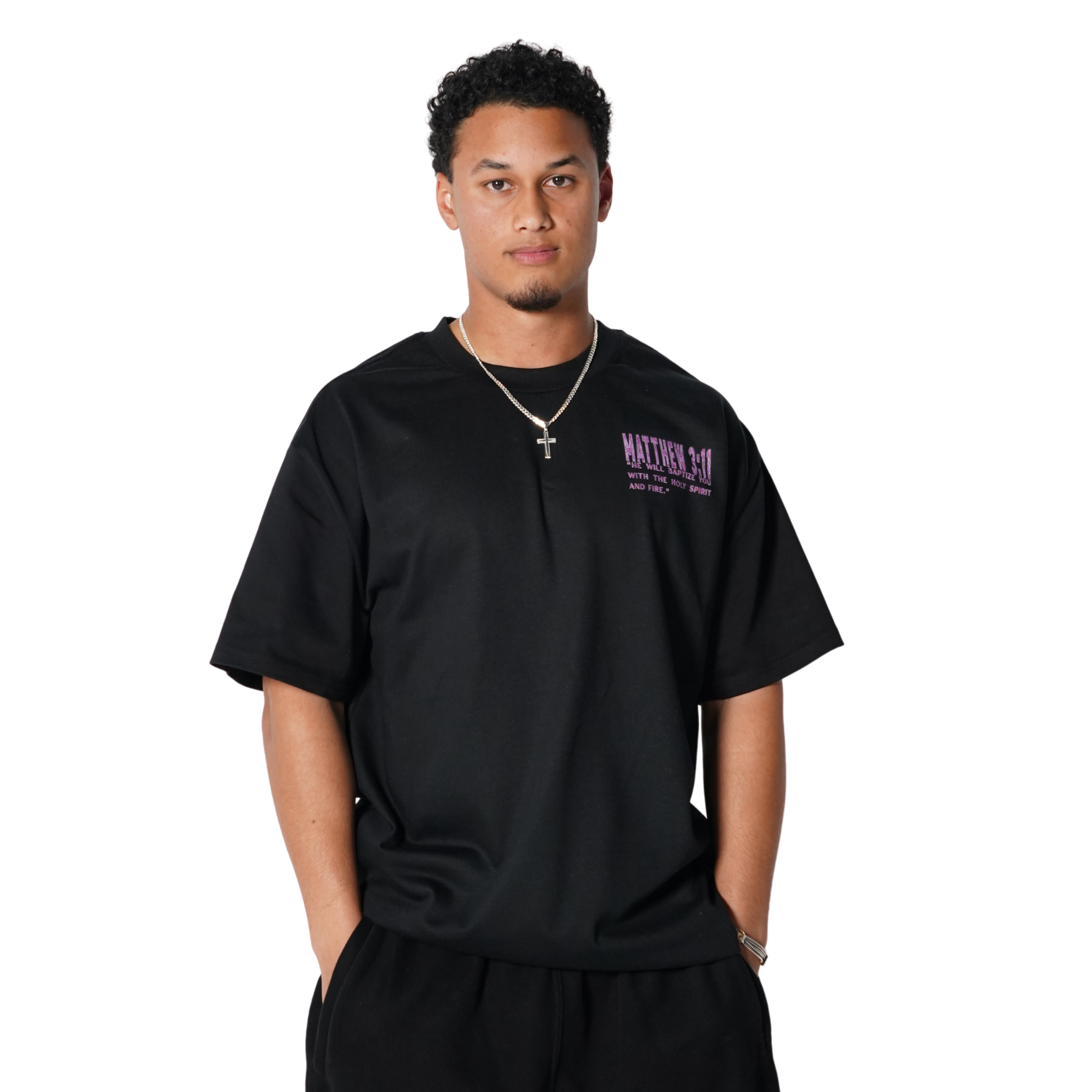 HOLY FIRE OVERSIZED GRAPHIC TEE