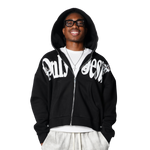 ONLY JESUS FULL-ZIP BOXY HOODIE