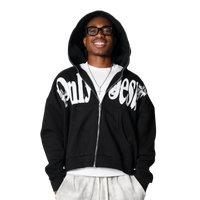ONLY JESUS FULL-ZIP BOXY HOODIE
