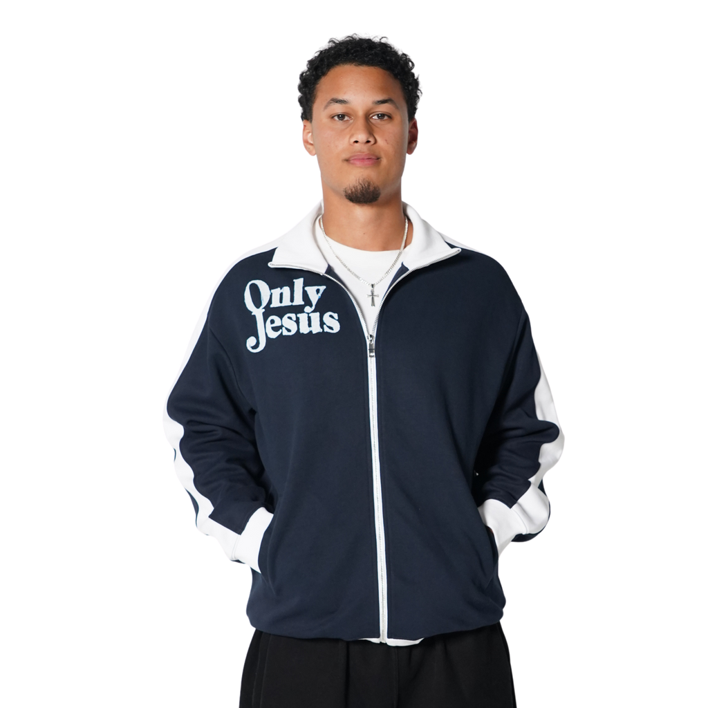 ONLY JESUS CONTRAST TRIM JACKET