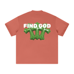 FIND GOD OVERSIZED TRIPLE CROSS T-SHIRT