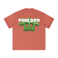 FIND GOD OVERSIZED TRIPLE CROSS T-SHIRT