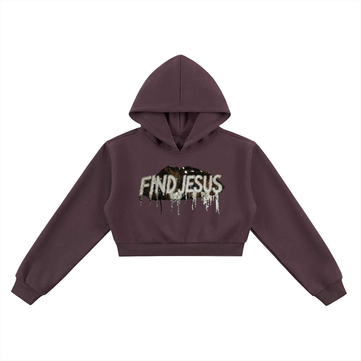 Women's,Hoodie,Cropped,Find Jesus