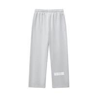 THE KING IS COMING CONTRAST STITCHED FLEECE SWEATPANTS