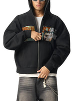 PRAISE GOD FLEECED FULL-ZIP BOXY HOODIE