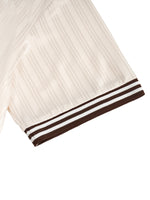 ONLY JESUS CONTRAST STRIPES POLO COLLAR T-SHIRT