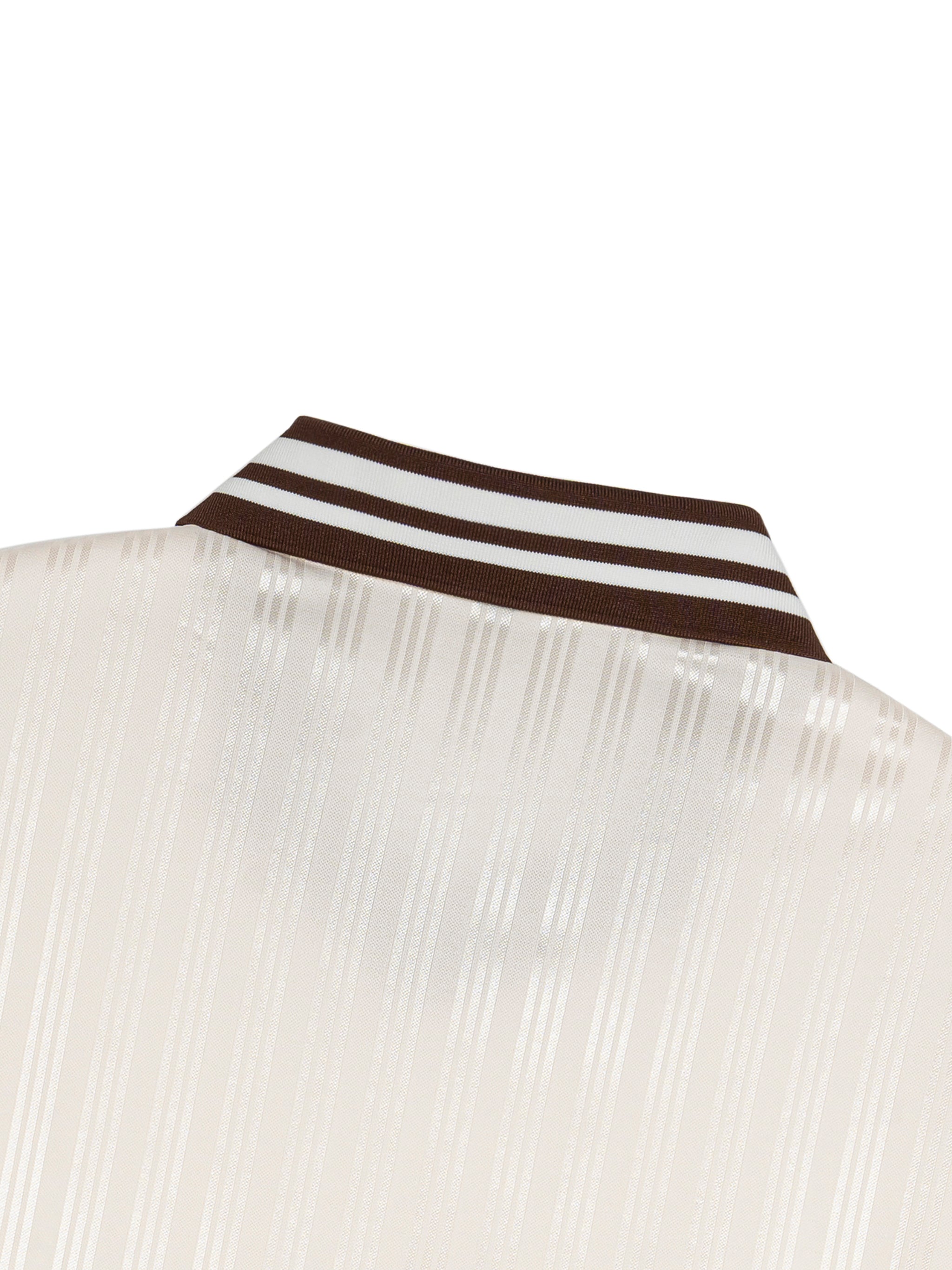 ONLY JESUS CONTRAST STRIPES POLO COLLAR T-SHIRT