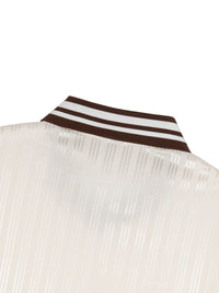 ONLY JESUS CONTRAST STRIPES POLO COLLAR T-SHIRT