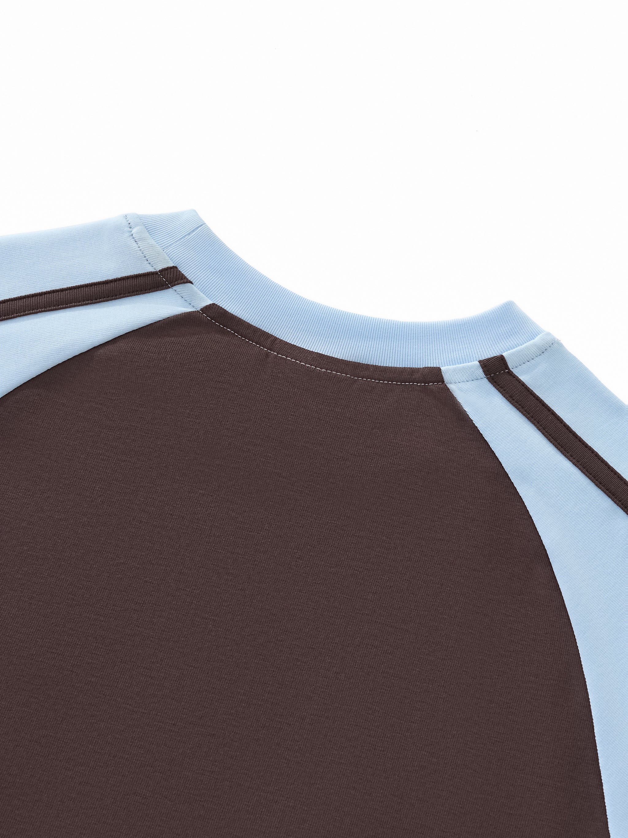 JESUS TEAM CONTRAST STRIPES BODYCON RAGLAN SLEEVE T-SHIRT