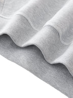 THE KING IS COMING GRAY FLEECE BOXY HOODIE
