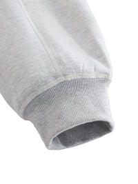THE KING IS COMING GRAY FLEECE BOXY HOODIE