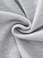 THE KING IS COMING GRAY FLEECE BOXY HOODIE