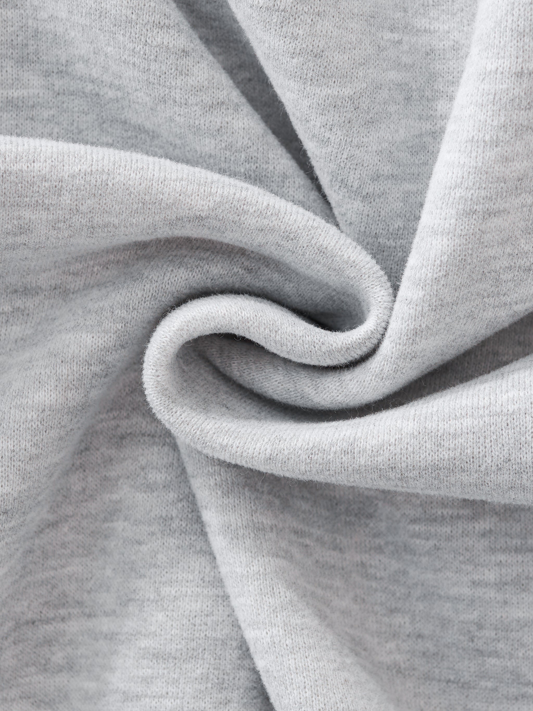 THE KING IS COMING GRAY FLEECE BOXY HOODIE