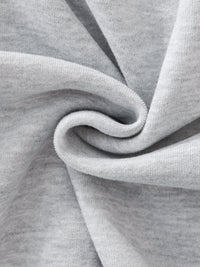 THE KING IS COMING GRAY FLEECE BOXY HOODIE